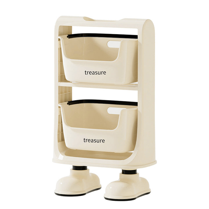 Multi-Tier Storage Organizer with Baskets Bowlift