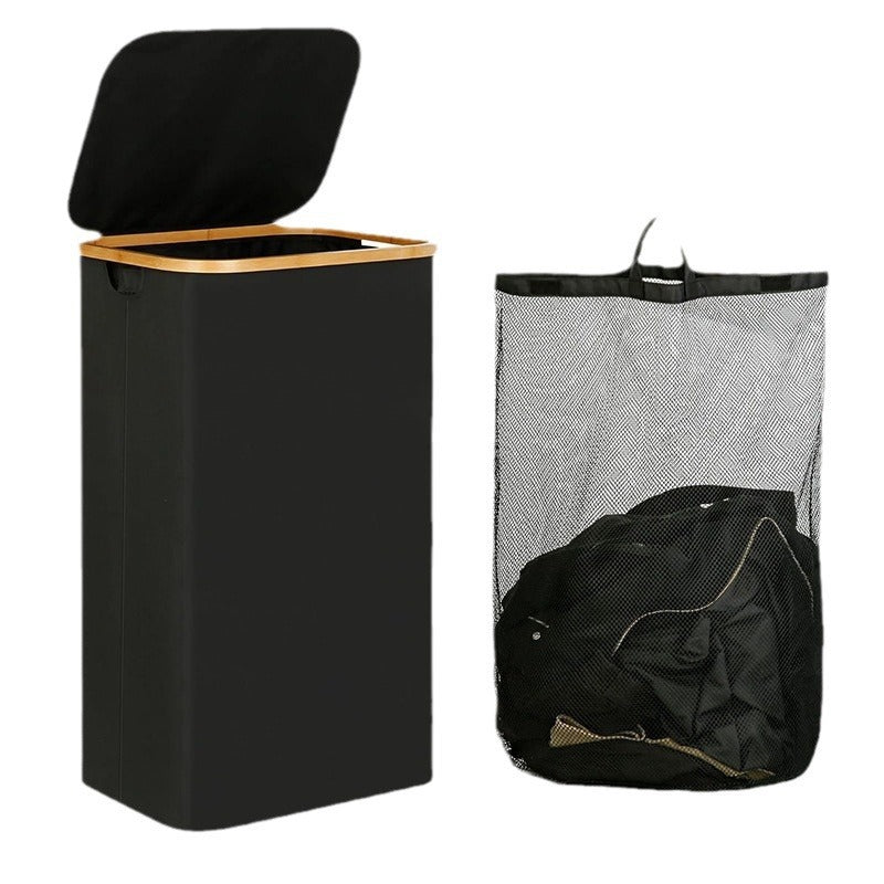High-quality laundry basket with removable and washable inner bag Bowlift