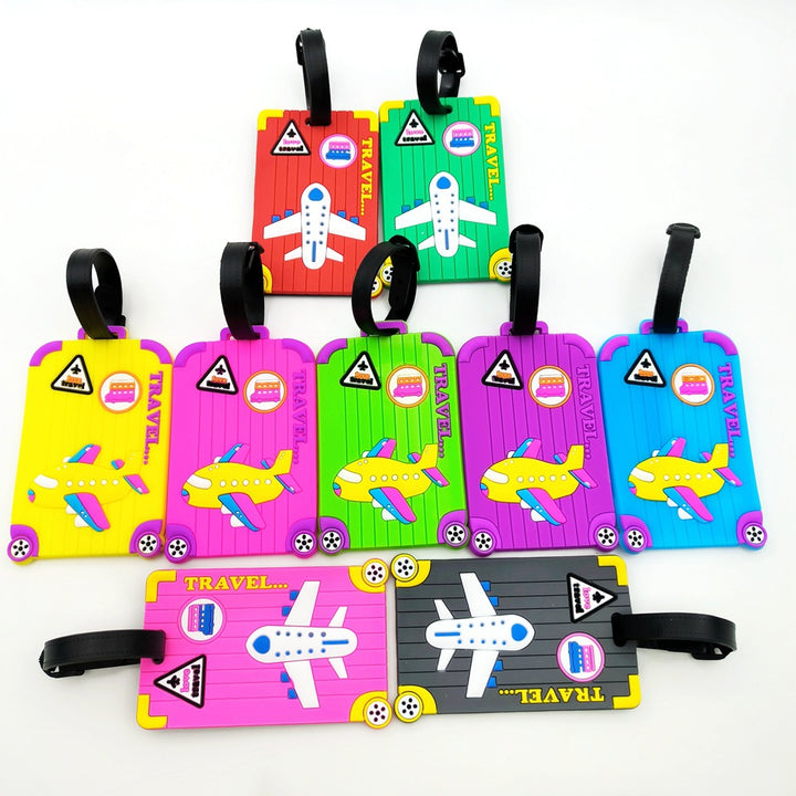 Creative Airplane-Themed Luggage Tag Bowlift