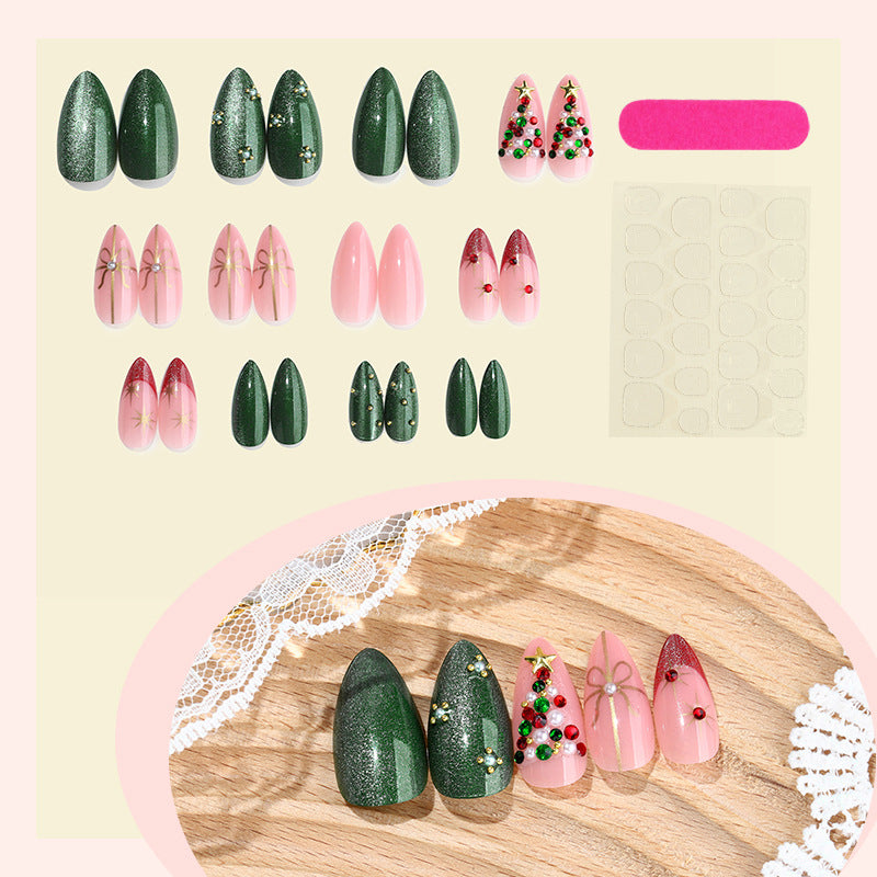Gradient Style Press-On Nails with Closure Kit Bowlift