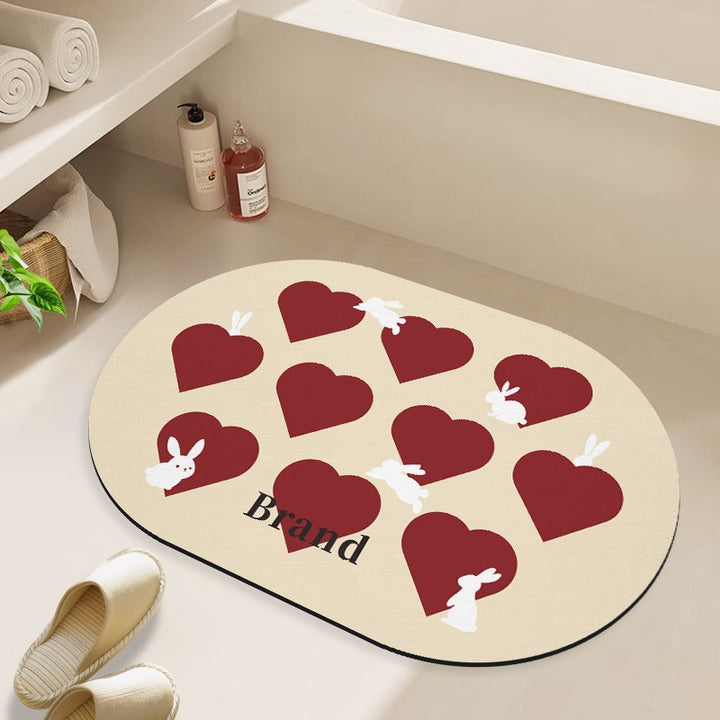 Absorbent Non-Slip Bath Mat