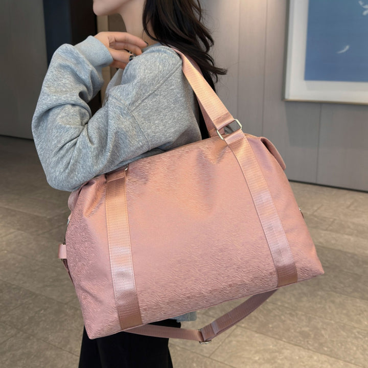 Durable Textured Travel Duffle Bag Bowlift
