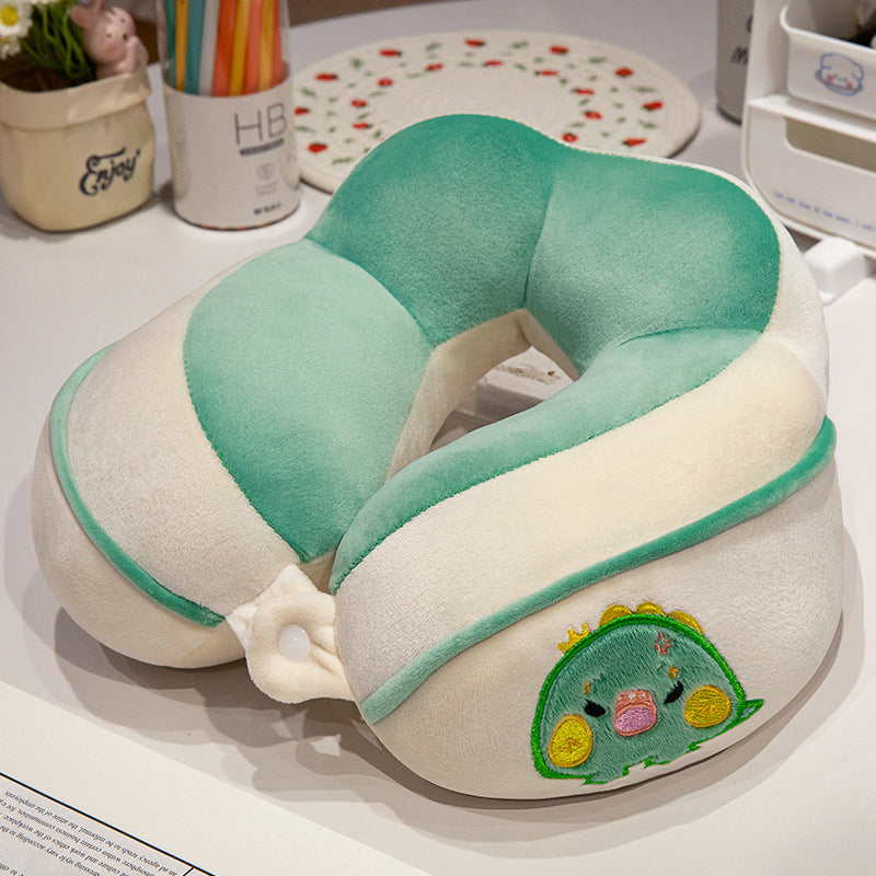 Ergonomic neck pillow with panda motif Bowlift