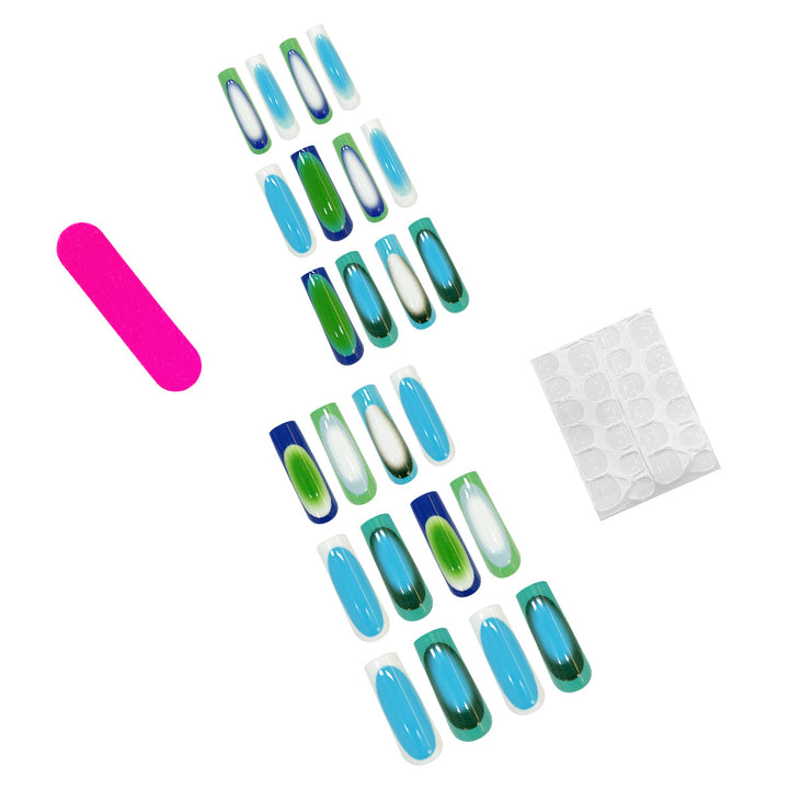 Creative gradient art nails Bowlift