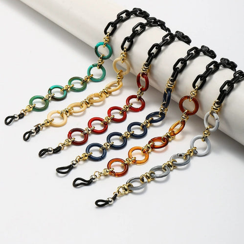 Designer sunglasses with chain pendant Bowlift