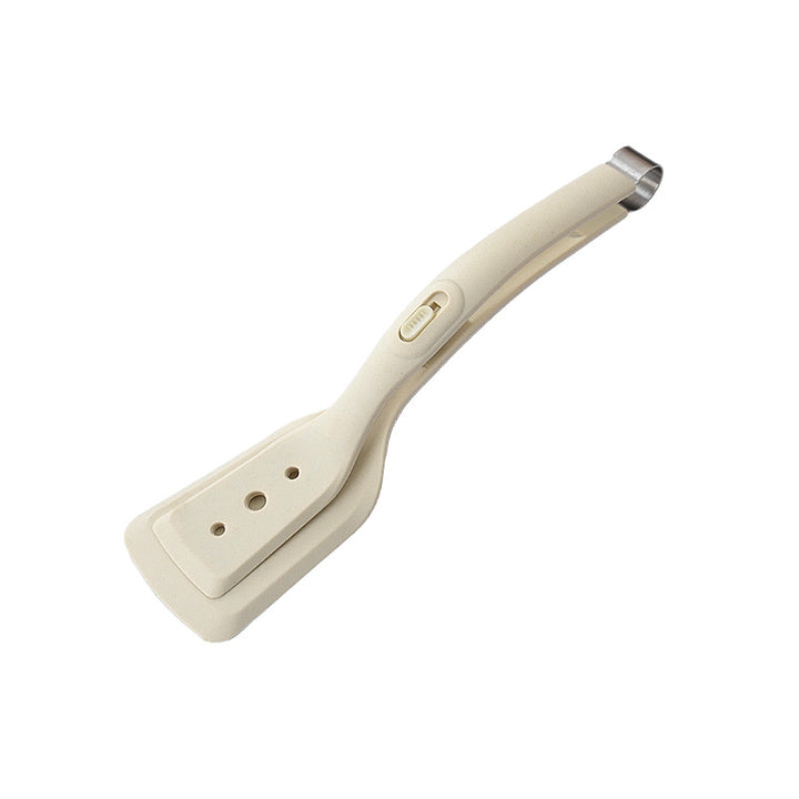 Ergonomic silicone spatula with stainless steel accents Bowlift