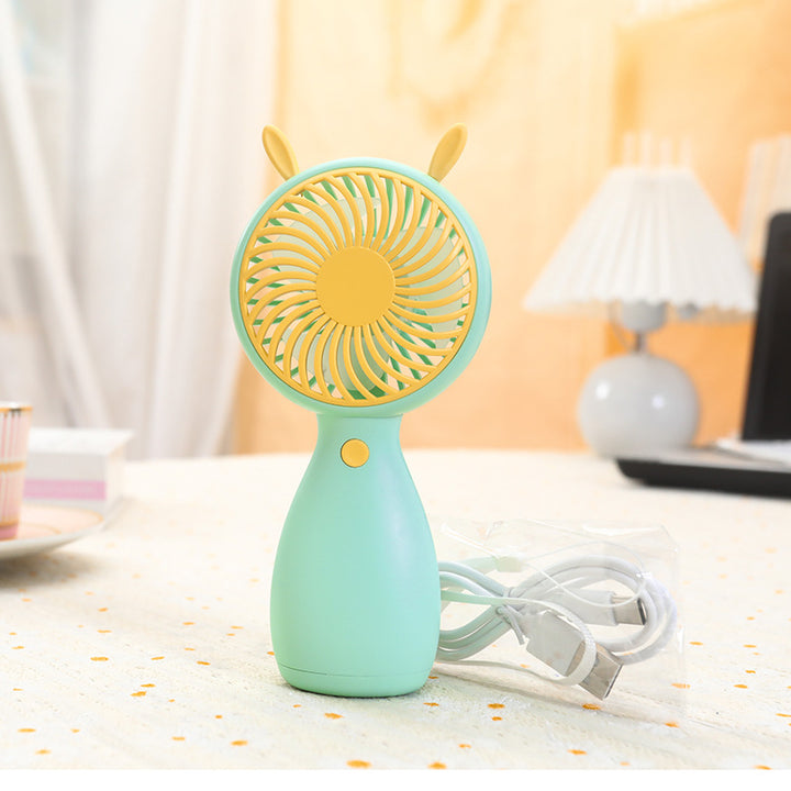 Ladies portable handheld fan with USB charging function Bowlift