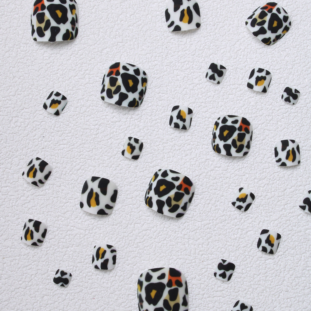 Playful Leopard Print Press-On Nails Bowlift