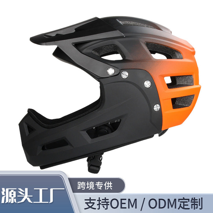 Full-Face Mountain Biking Helmet Bowlift