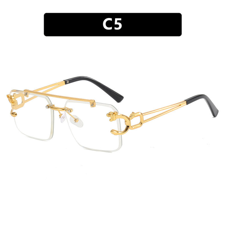 Women's square sunglasses with elegant decorative details Bowlift