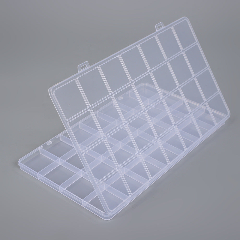Clear Multi-Section Craft Supply Storage Case Bowlift