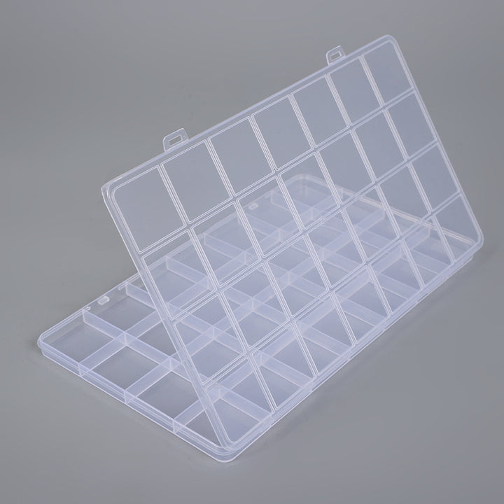 Clear Multi-Section Craft Supply Storage Case Bowlift