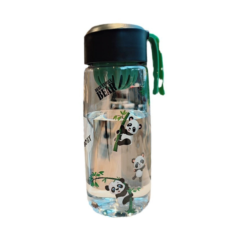 Ladies Playful Water Bottle with Cheerful Panda Design Bowlift