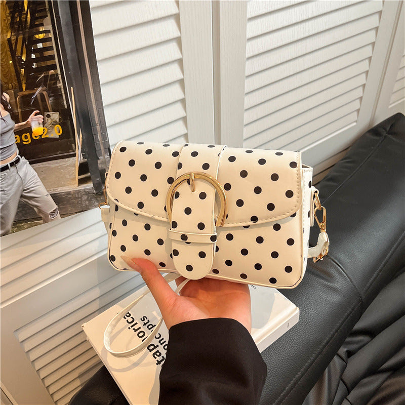 WoStylish Polka Dot Crossbody Handbag Bowlift
