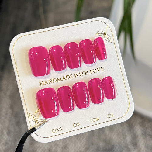 Artificial high-gloss nails with elegant design Bowlift