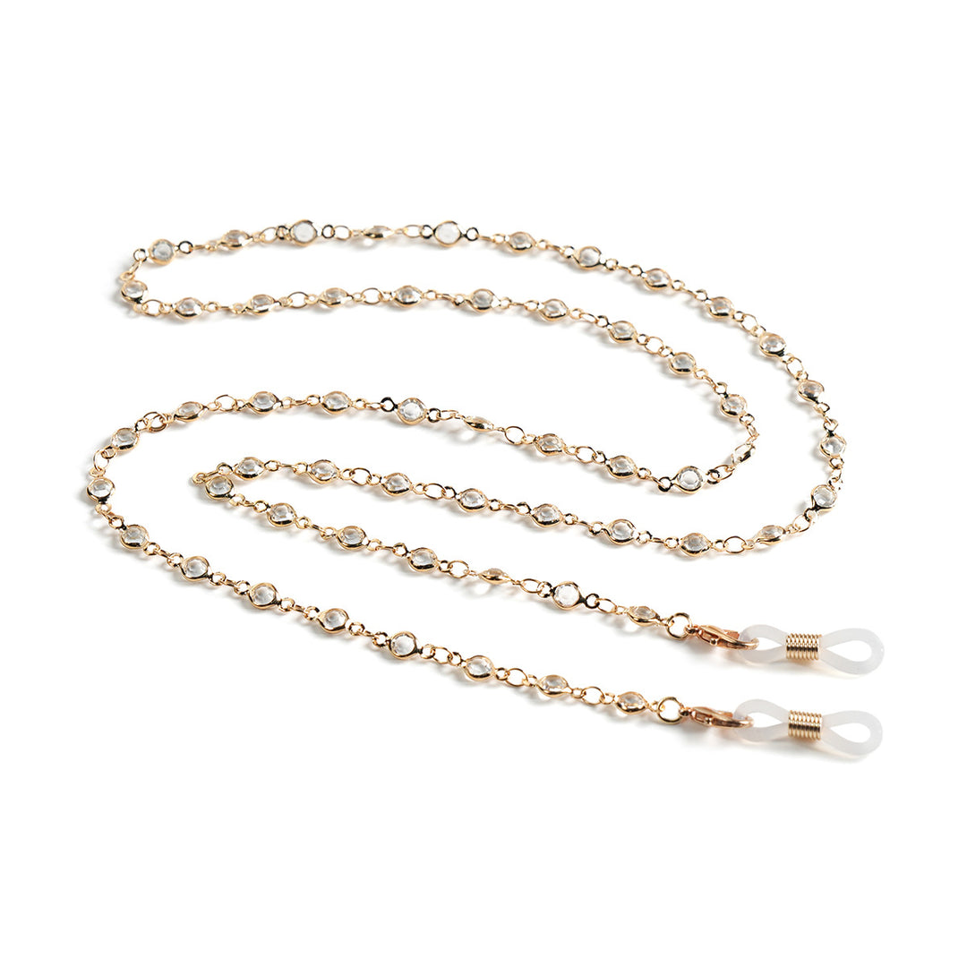 Stylish Gemstone Eyewear Chain Bowlift