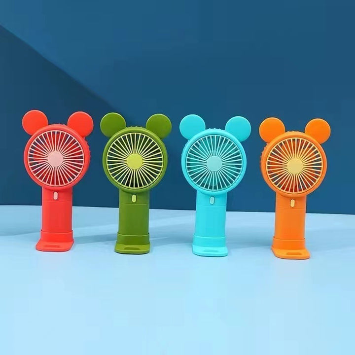 Women's Portable Mini Fan with Cute Animal Design Bowlift