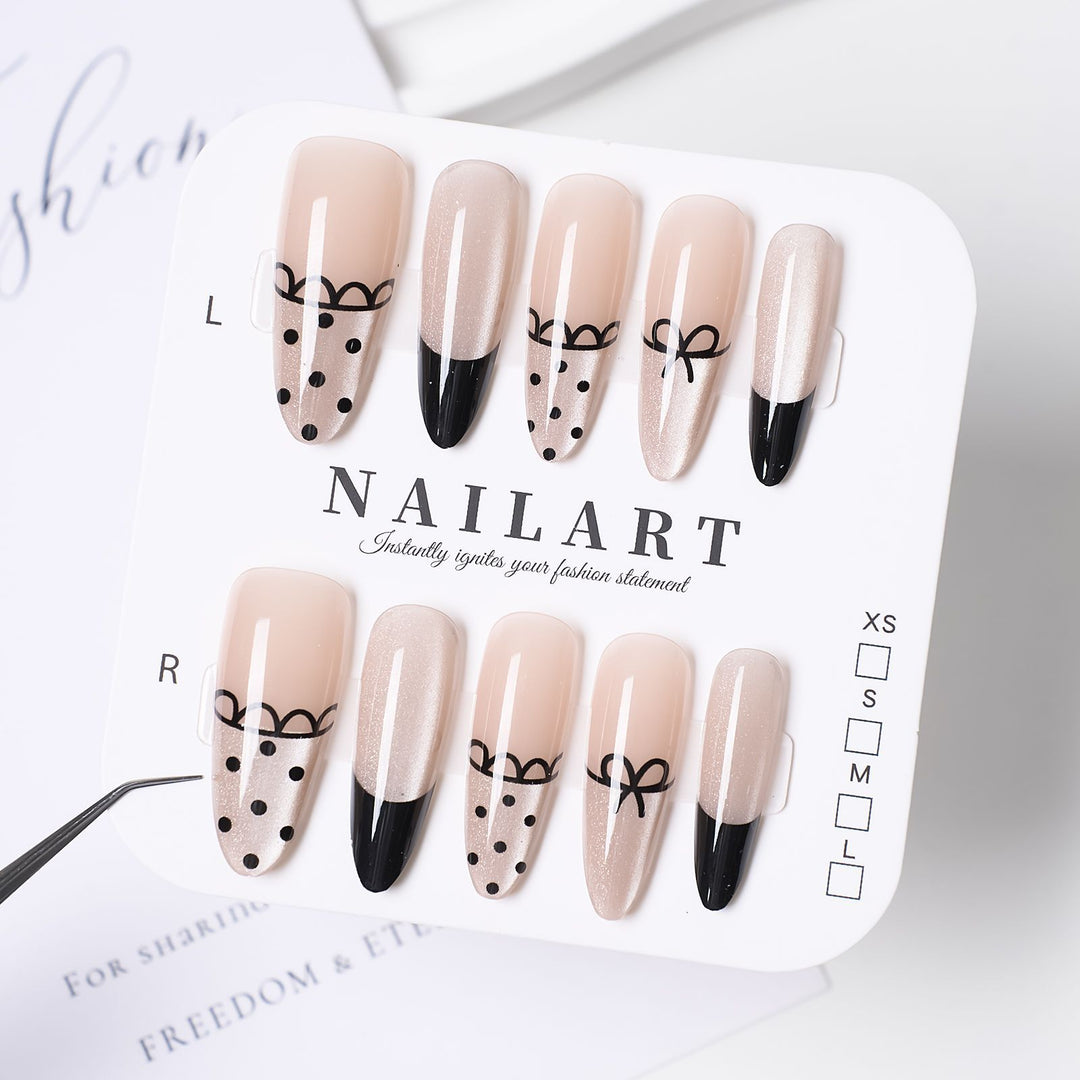 Creative Thematic Press-On Nail Set Bowlift
