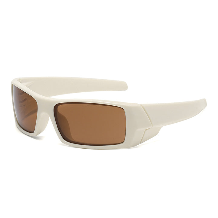 Polarized Wraparound Fishing Sunglasses with Impact-Resistant Frame Bowlift