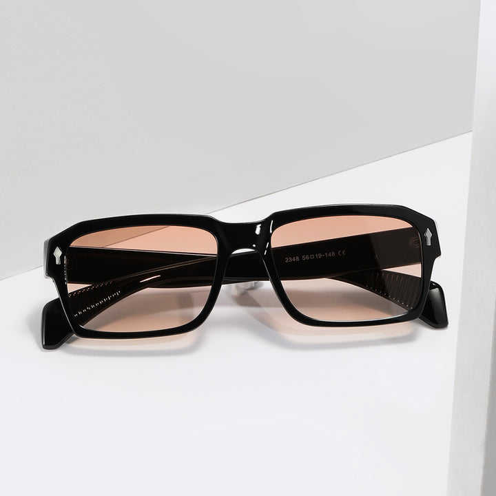 Ladies fashionable square sunglasses with sturdy frame Bowlift