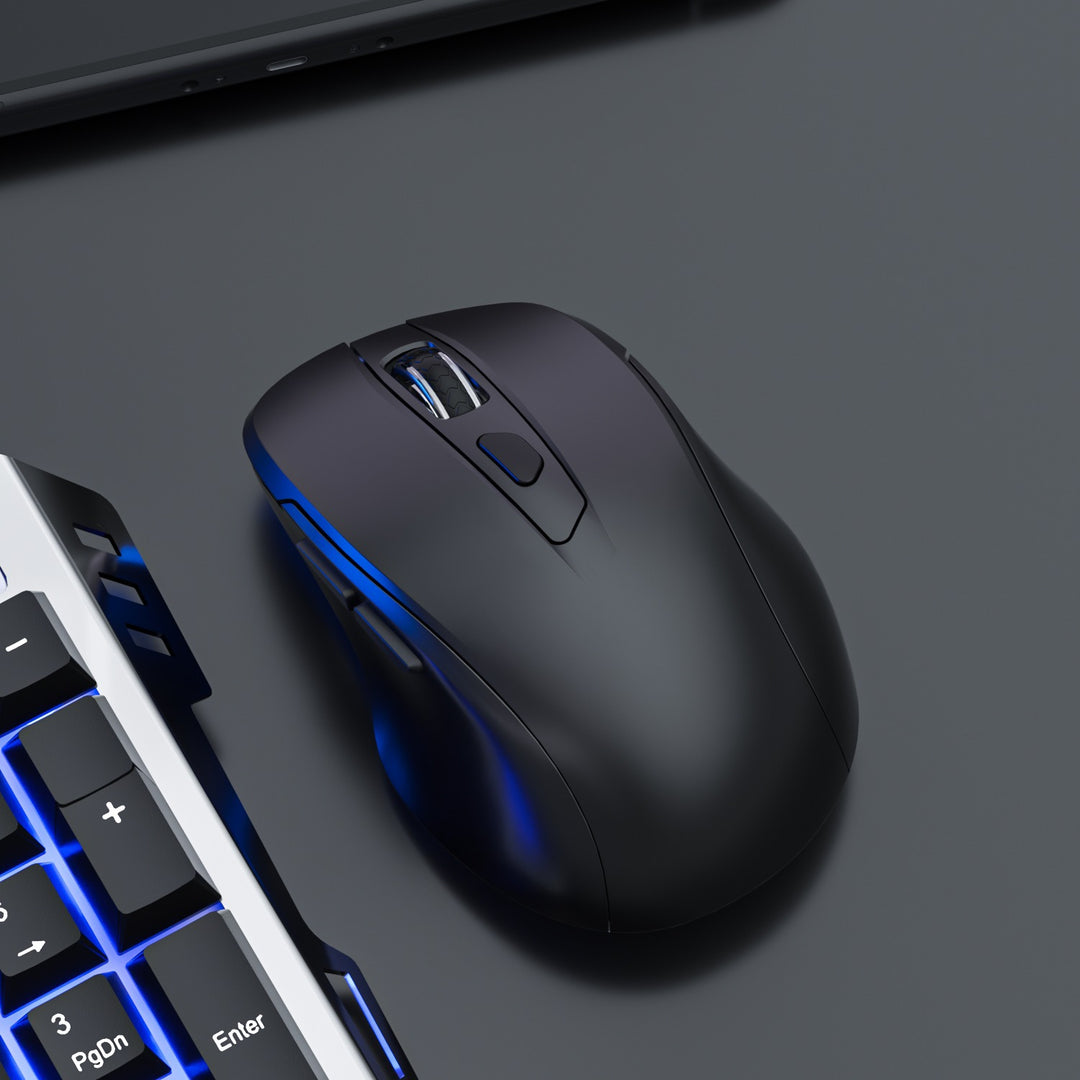 Ergonomic Wireless RGB Gaming Mouse with Programmable Buttons Bowlift
