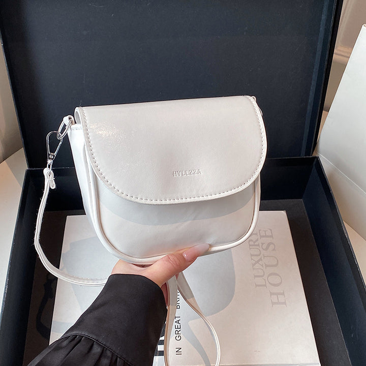 WoMinimalist Faux Leather Crossbody Bag Bowlift