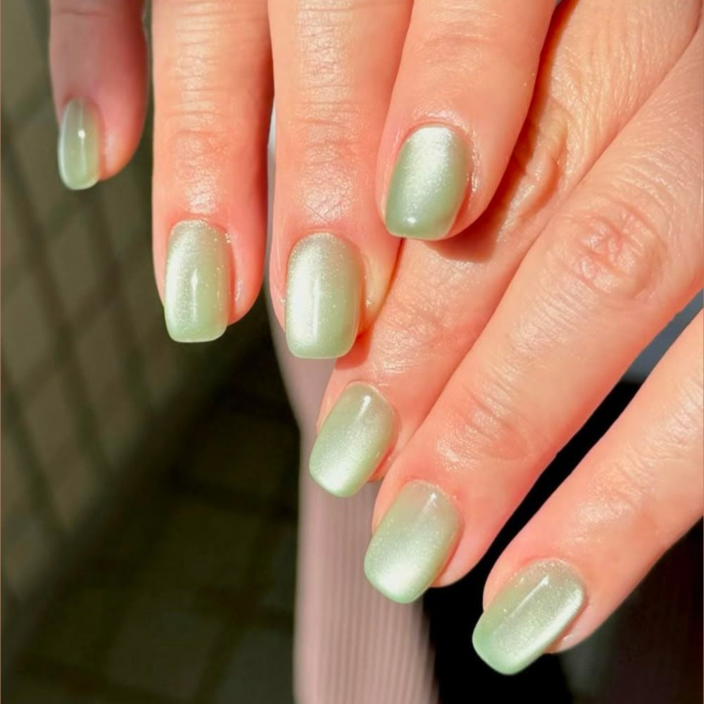 Artifici Nails with Elegant Satin Finish and Modern Design Bowlift