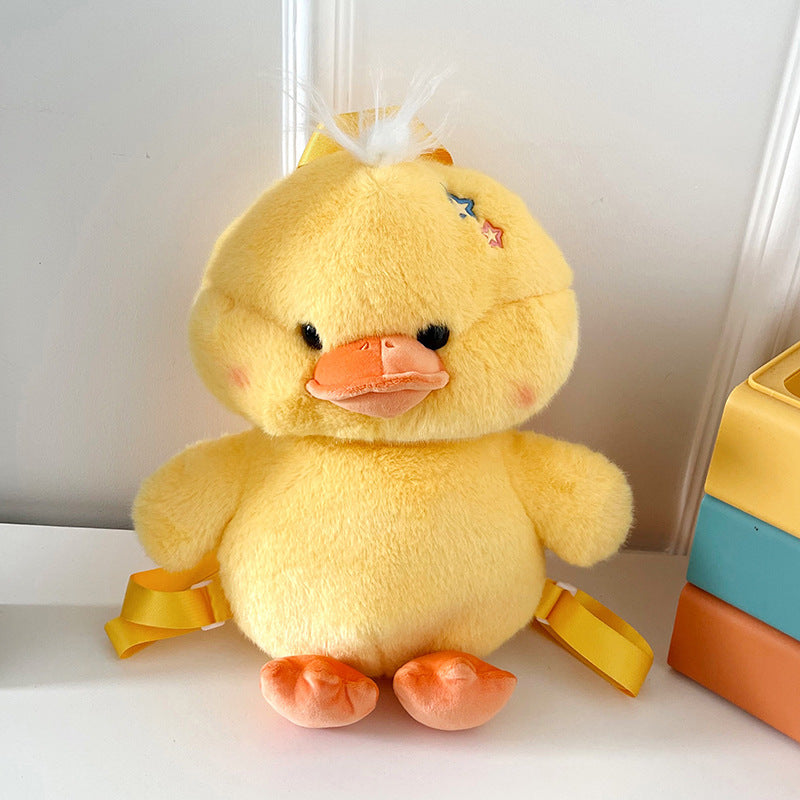 Plush Duck Backpack