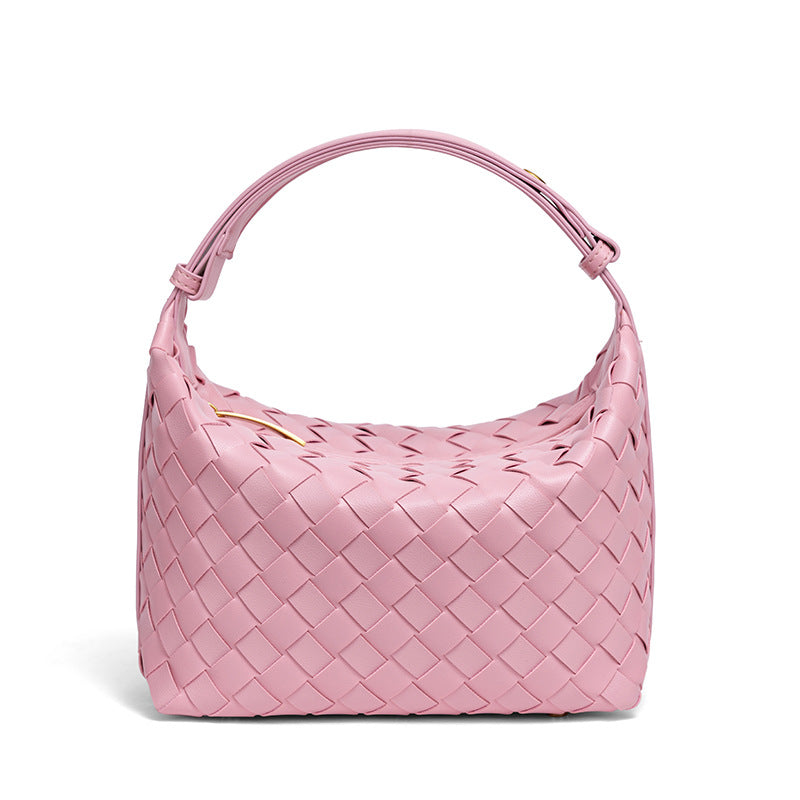 Handmade Woven Leather Mini Bag Bowlift