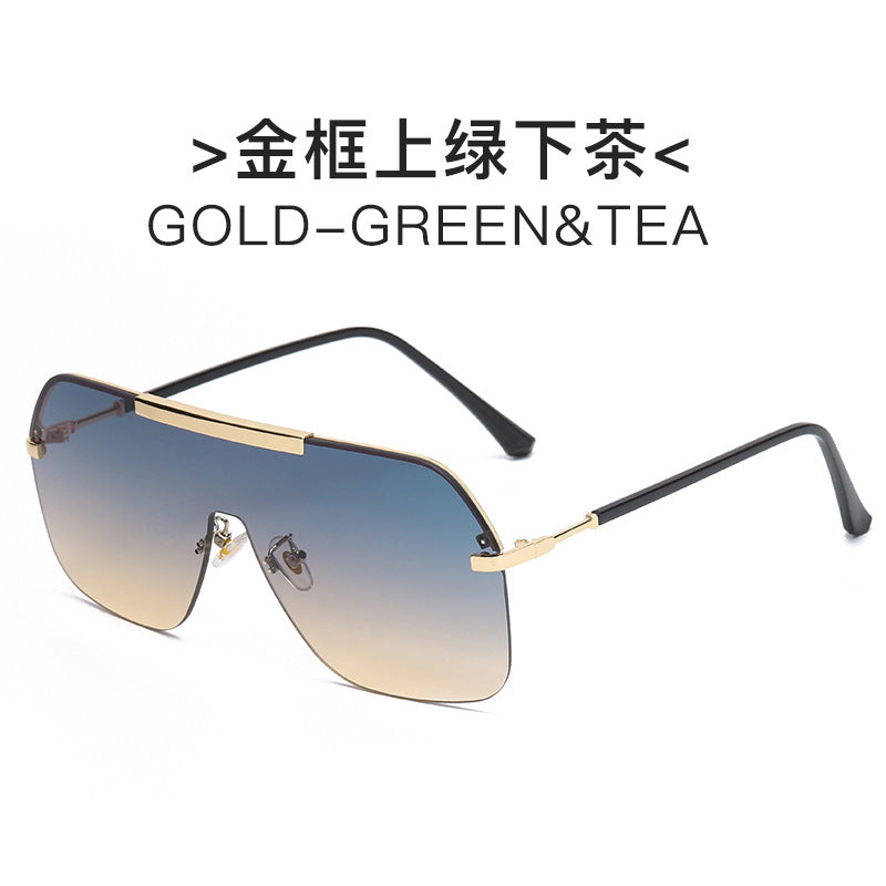Women's extravagant oversized sunglasses with futuristic design Bowlift