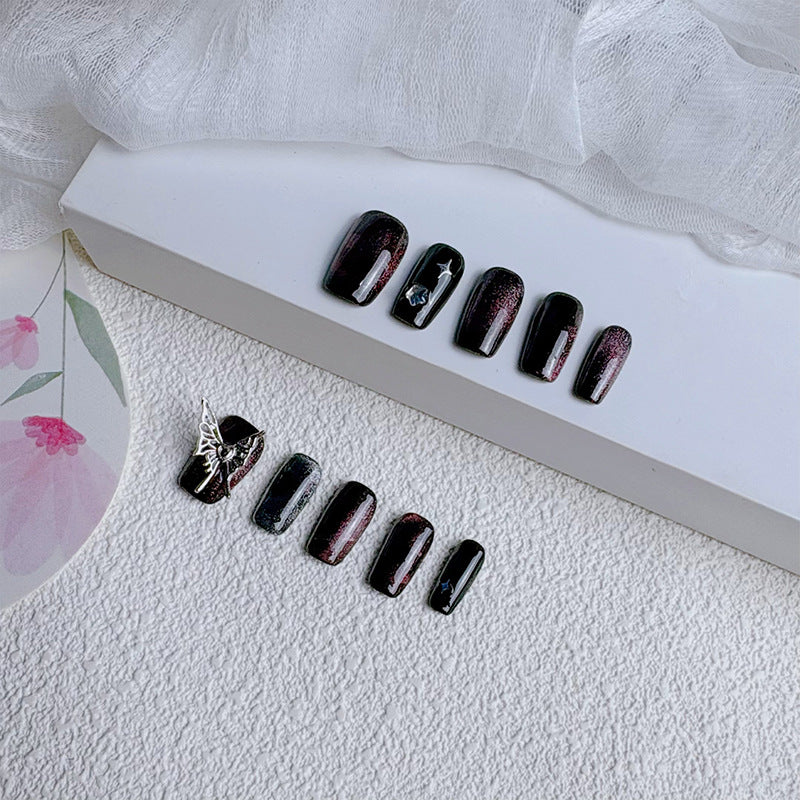 Decorative Press-On Nail Set Bowlift