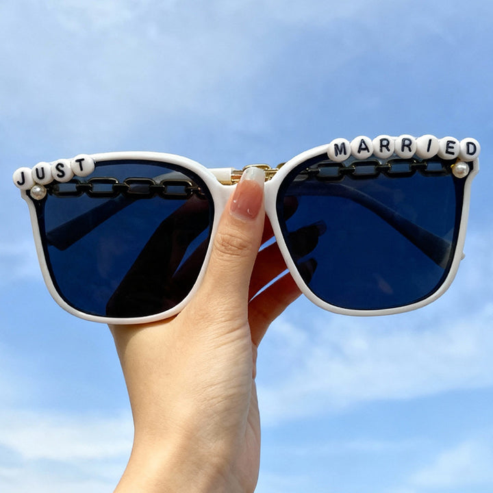 Fashionable Wedding-Themed Sunglasses Bowlift