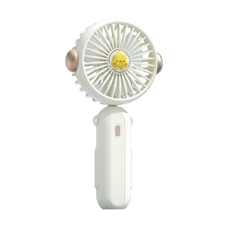 Ladies Portable Hand Fan with Cute Design Bowlift