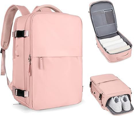 Unisex Multifunctional Travel Suitcase Backpack with Separate Shoe Compartment Bowlift