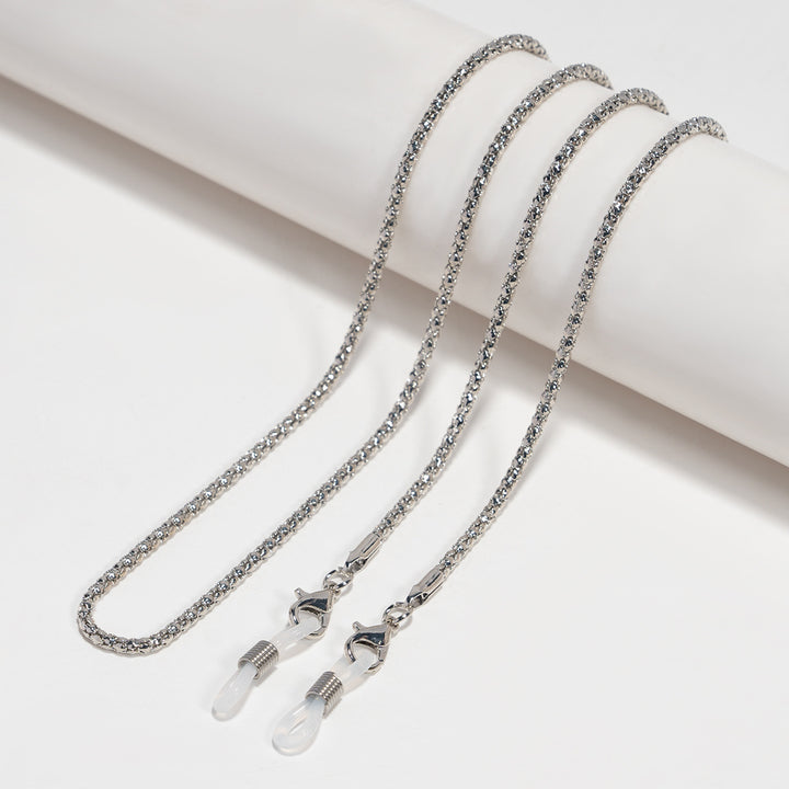 Elegant Silver-Plated Eyewear Chain Bowlift