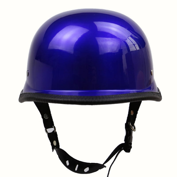 Vintage-Style Open-Face Motorcycle Helmet Bowlift