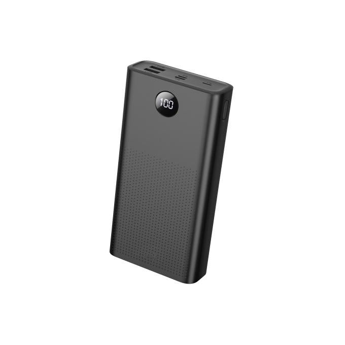 High-capacity dual-port fast charging power bank with digital battery display and USB-C pass-through Bowlift