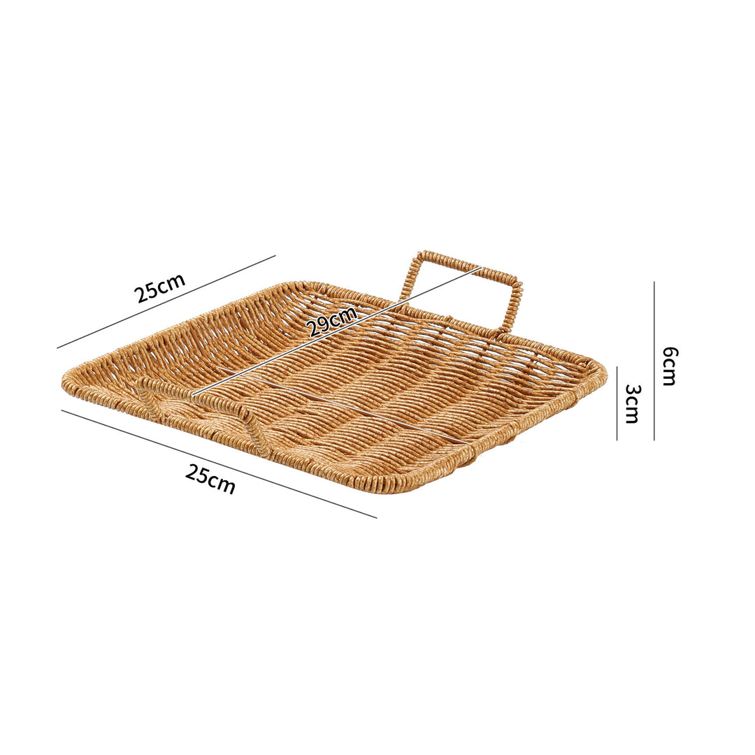 Home Decorative Woven Serving Tray Bowlift
