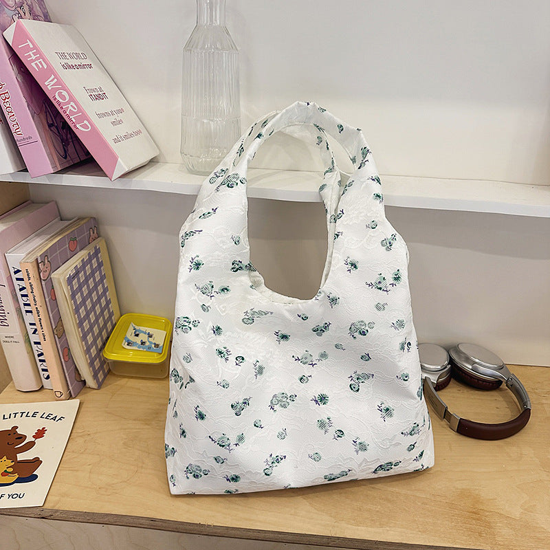 Floral Patterned Eco-Friendly Shopping Tote Bowlift