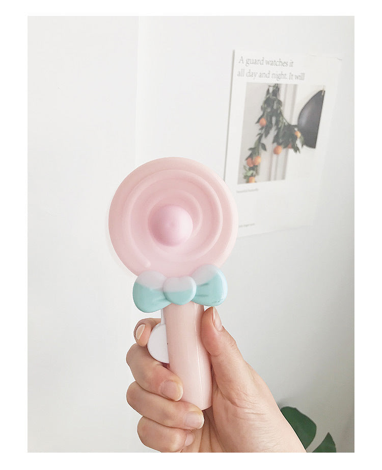 Women's Portable Hand Fan in Candy Shape Design Bowlift