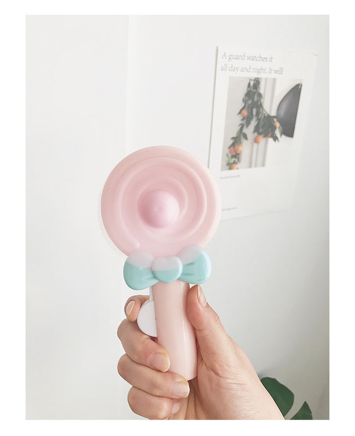 Portable hand fan for women in lollipop design Bowlift