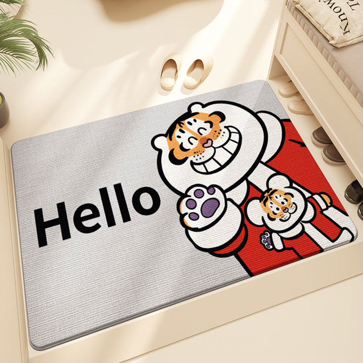 Cartoon Character Entry Mat Bowlift
