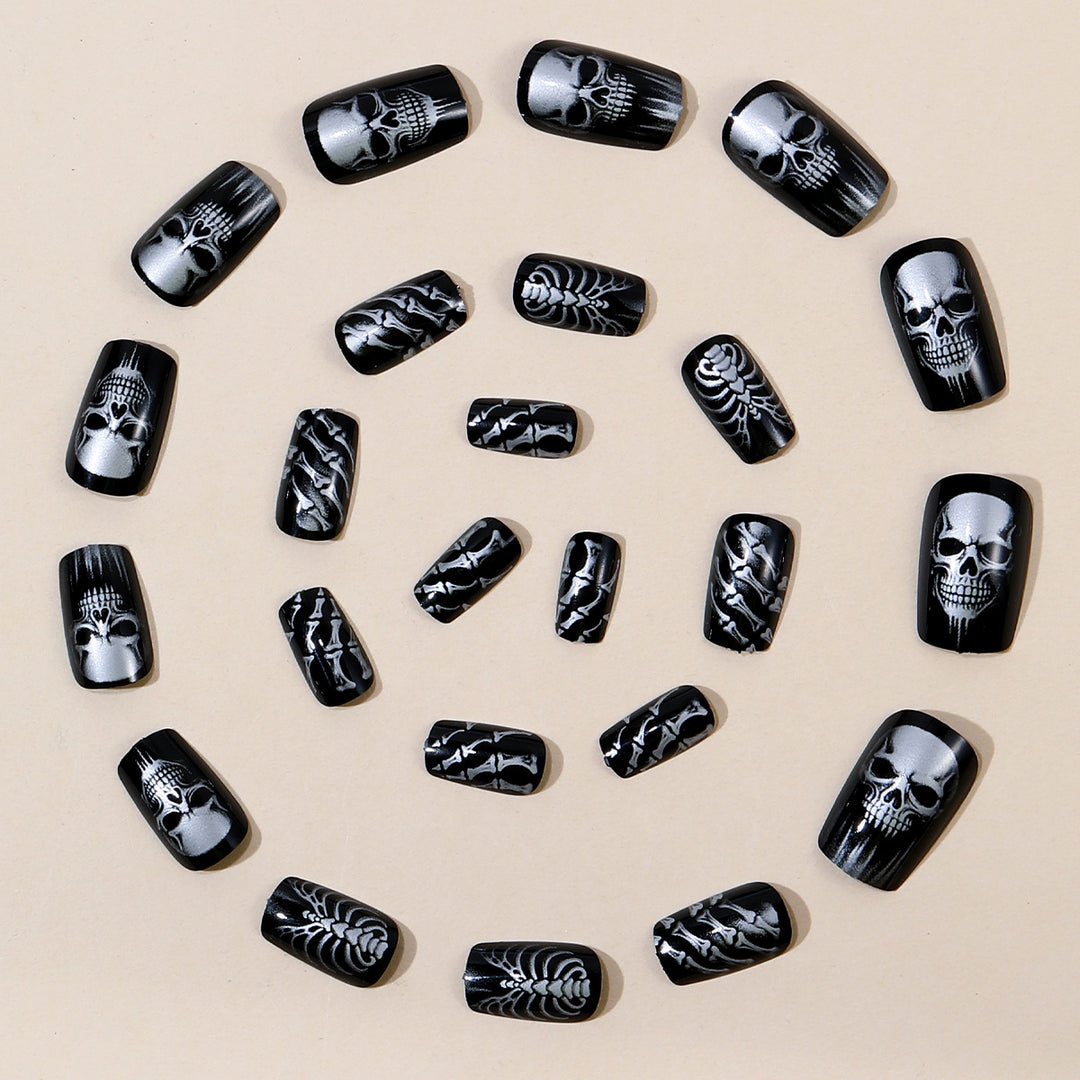 Gothic Skeleton Nail Art Set Bowlift