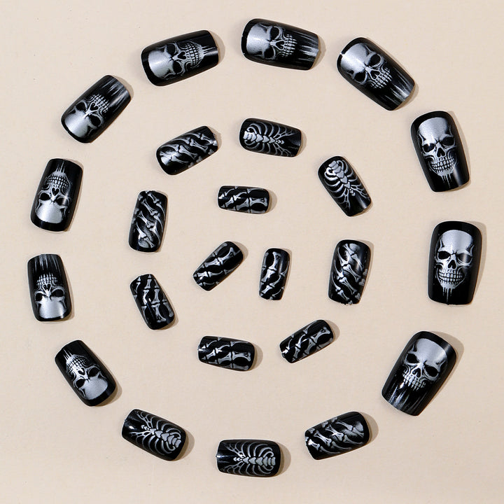 Gothic Skeleton Nail Art Set Bowlift