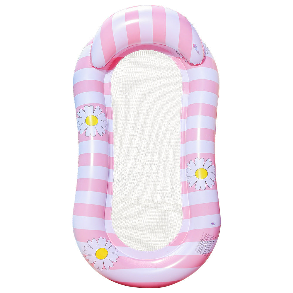 Women's Inflatable Lounge with Floral Pattern Bowlift