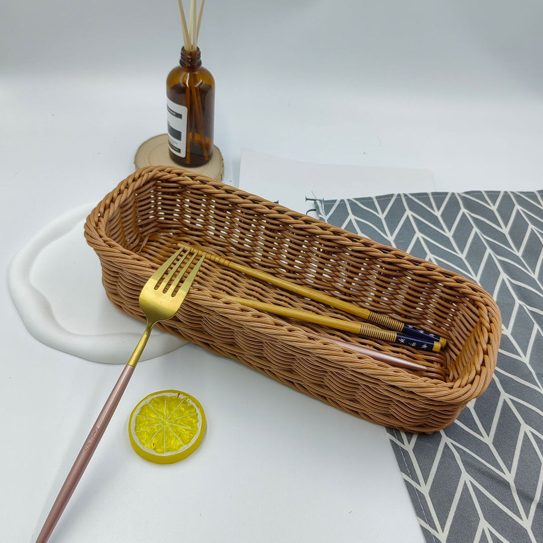 Decorative Woven Storage Basket Bowlift