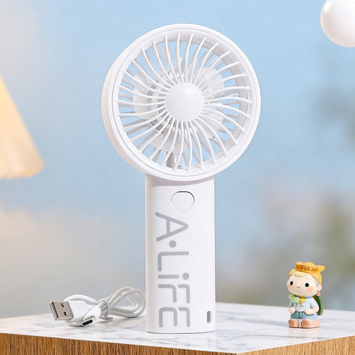 Ladies Portable USB Hand Fan with Flexible Use Bowlift