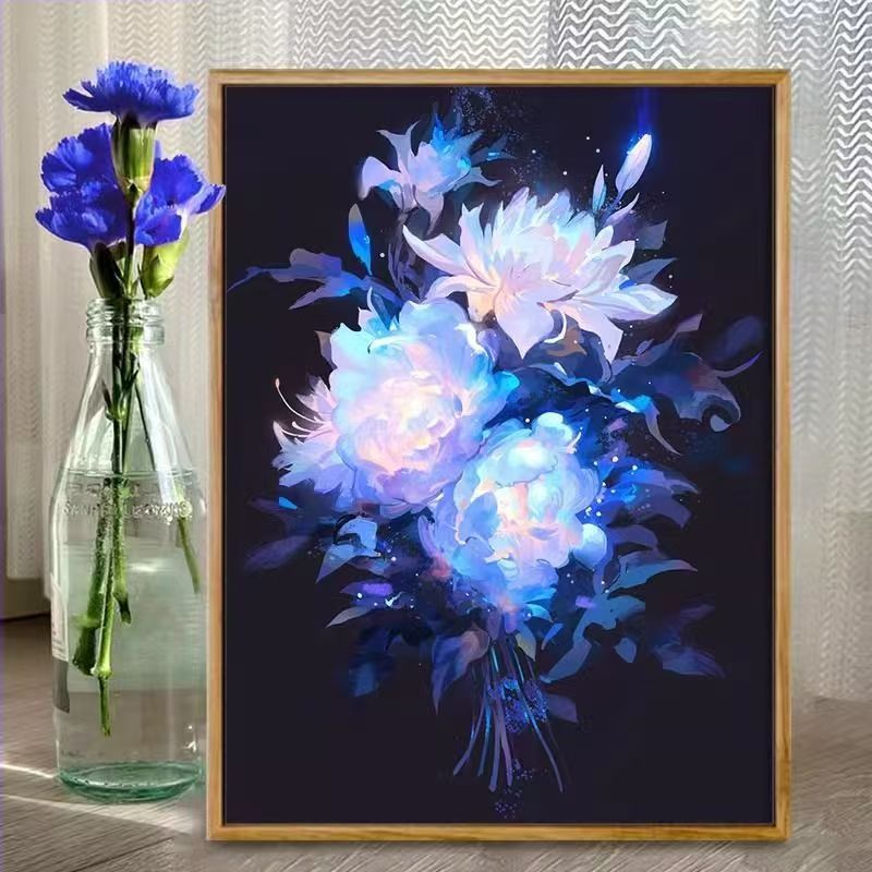 Floral Fantasy Illustration Art Print Bowlift