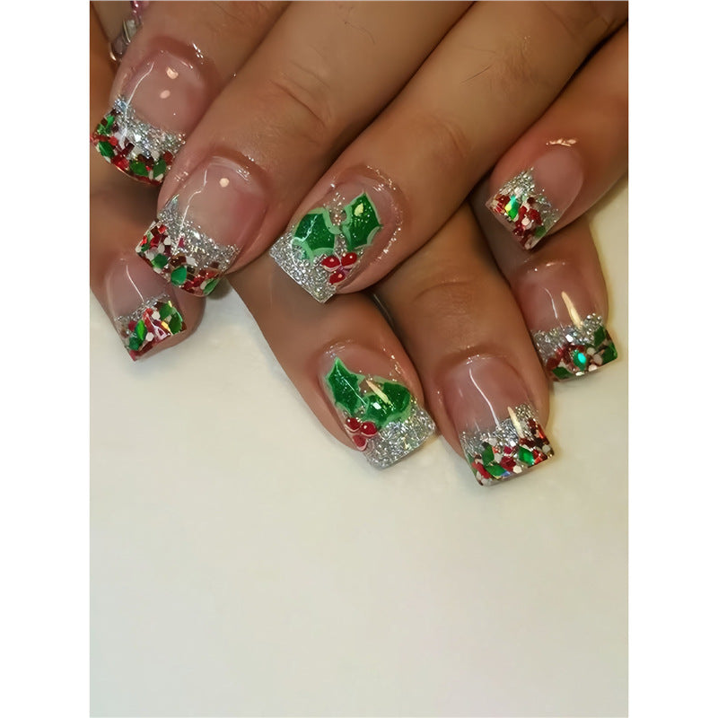 Festive Holiday Nail Art Bowlift