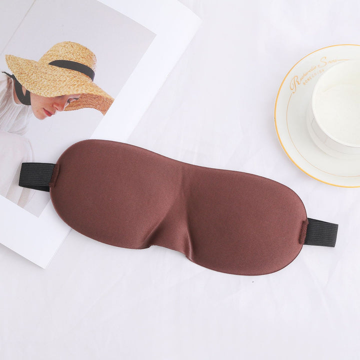 Unisex nan three-dimensional contour eye mask with memory foam, soft nose bridge and adjustable comfort band Bowlift